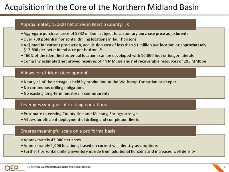 August 2017 Investor Presentation – QEP Resources, Inc. – slide 5