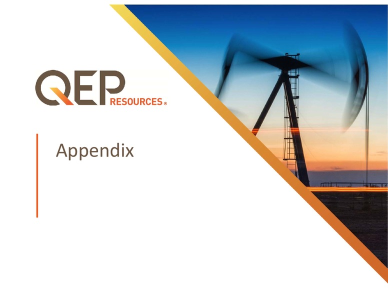 October 2017 Investor Presentation – QEP Resources, Inc. – slide 16