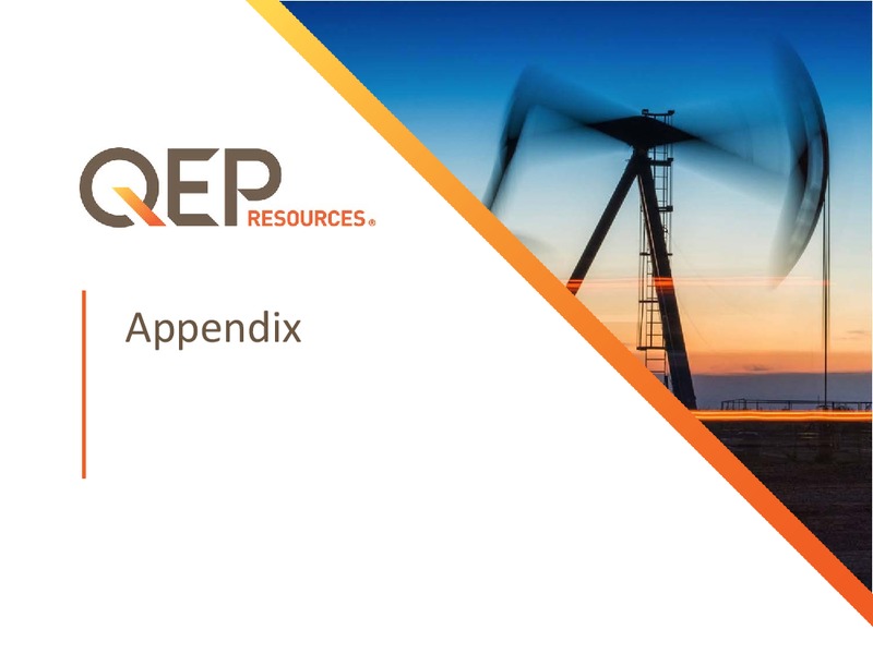 December 2017 Investor Presentation – QEP Resources, Inc. – slide 16