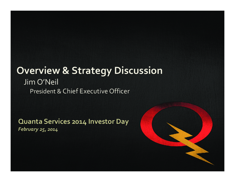 2014 Investor Day – Quanta Services, Inc – slide 4