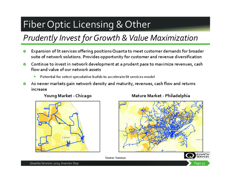 2014 Investor Day – Quanta Services, Inc – slide 50