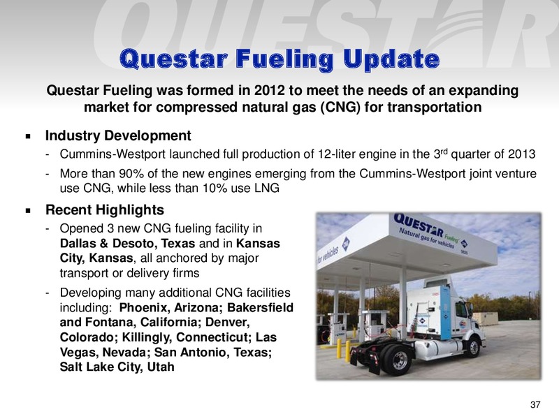 Investor Presentation – Questar Corp – slide 37