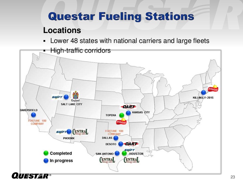 INVESTOR PRESENTATION – Questar Corp – slide 23