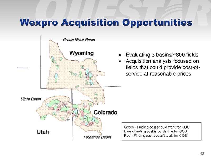 Investor Presentation – Questar Corp – slide 43