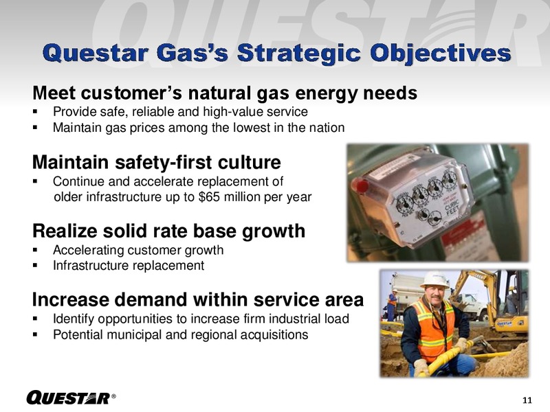 INVESTOR PRESENTATION – Questar Corp – slide 11