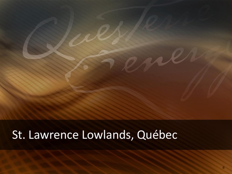 CAPP OIL AND GAS INVESTMENT SYMPOSIUM – Questerre Energy Corp. – slide 6