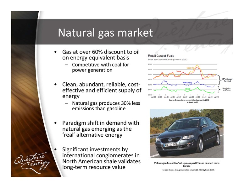 PARETO 17TH ANNUAL OIL AND OFFSHORE CONFERENCE – Questerre Energy Corp. – slide 9