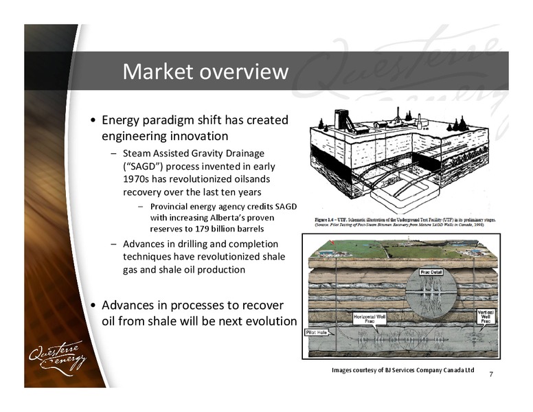 PARETO OIL & OFFSHORE CONFERENCE – Questerre Energy Corp. – slide 7