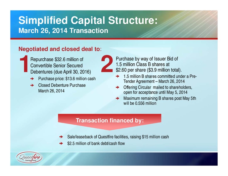 Spring 2014 Presentation – Questfire Energy Corp. – slide 5