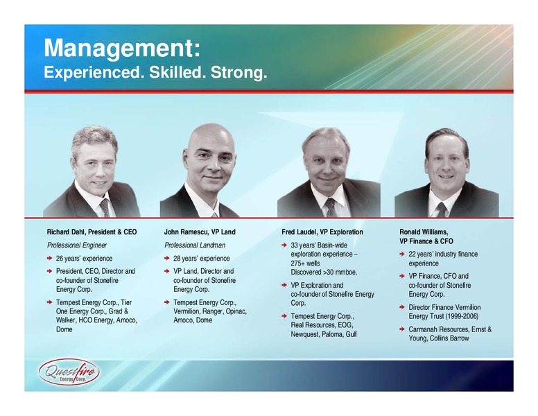 Spring 2014 Presentation – Questfire Energy Corp. – slide 33
