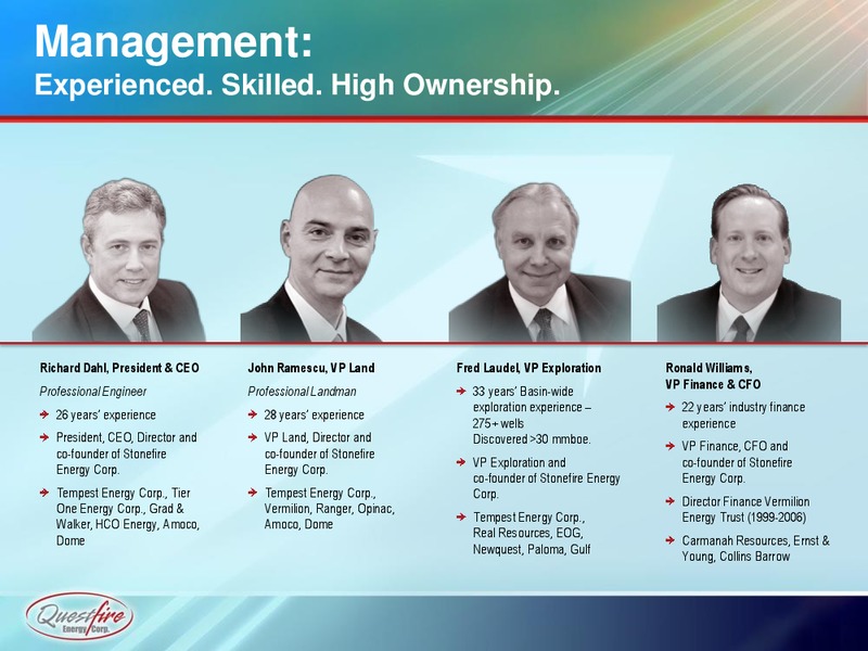 Gaining Momentum Presentation – Questfire Energy Corp. – slide 34
