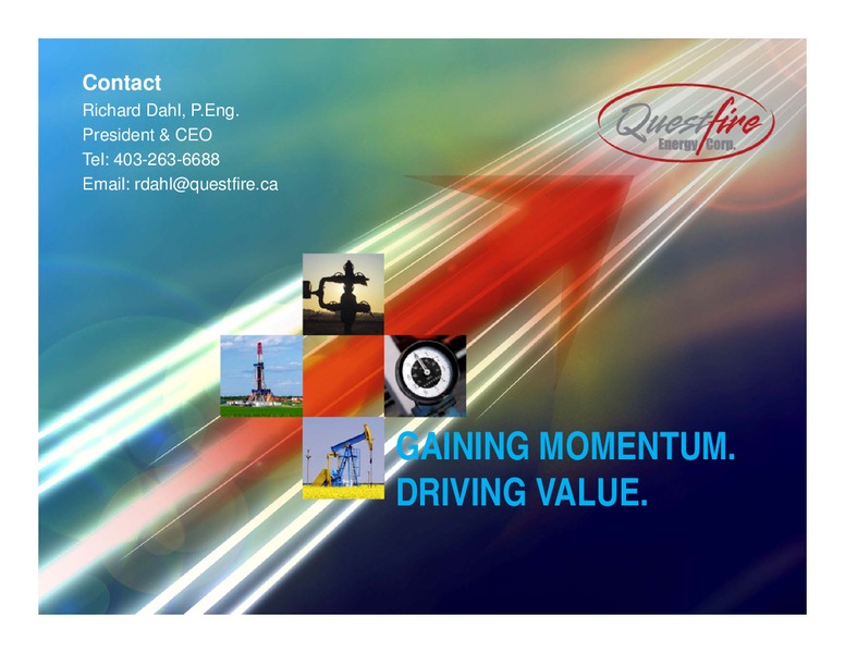 Spring 2014 Presentation – Questfire Energy Corp. – slide 37