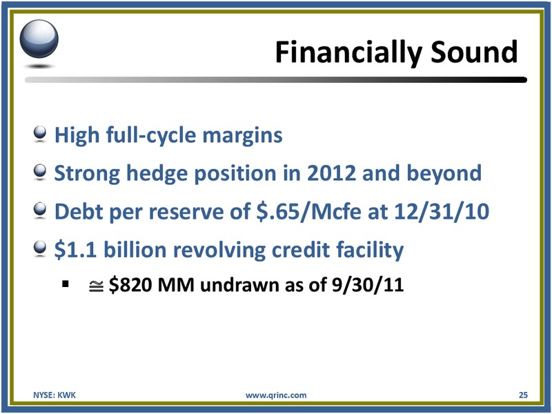 CREDIT SUISSE 2012 ENERGY SUMMIT – Quicksilver Resources Inc. – slide 24