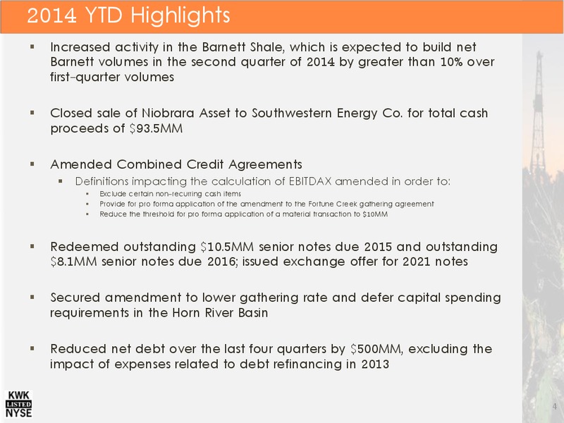 Investor Presentation – Quicksilver Resources Inc. – slide 3