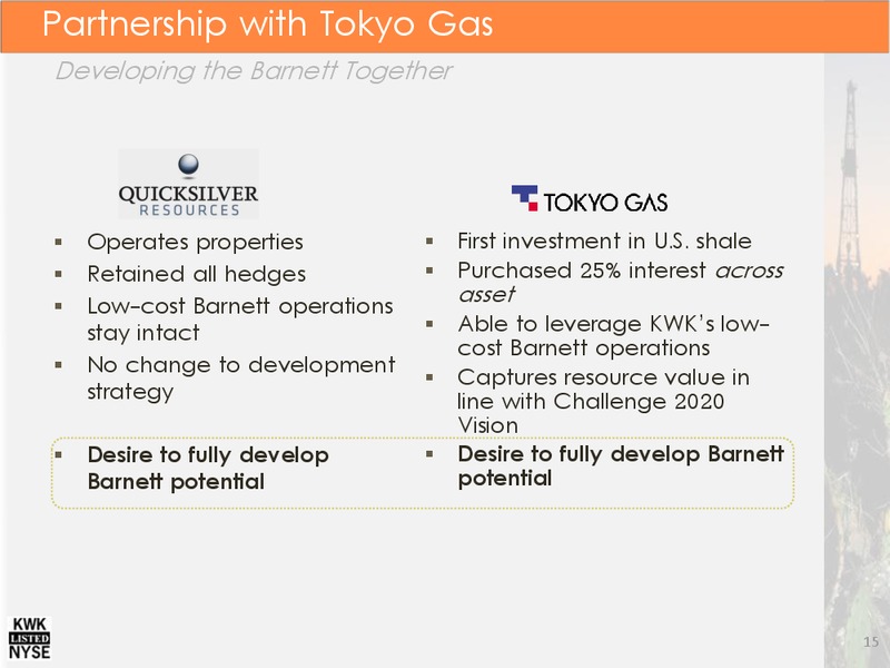 Investor Presentation – Quicksilver Resources Inc. – slide 14