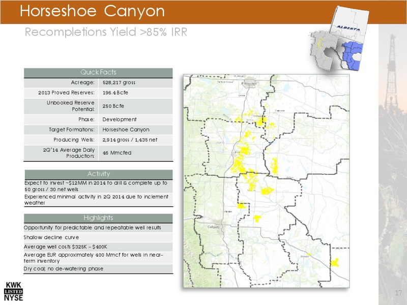 INVESTOR PRESENTATION – Quicksilver Resources Inc. – slide 16