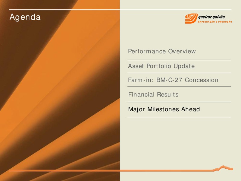 Q3 2012 – QGEP Participacoes SA – slide 16