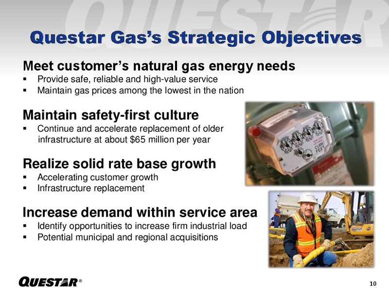 JUNE 2015 INVESTOR PRESENTATION – Questar Corp – slide 10