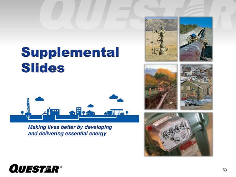 JUNE 2015 INVESTOR PRESENTATION – Questar Corp – slide 53