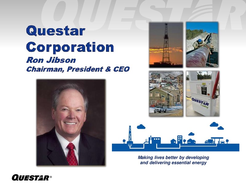 September 2015 Investor Presentation – Questar Corp – slide 3
