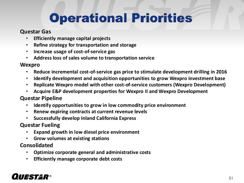 September 2015 Investor Presentation – Questar Corp – slide 50