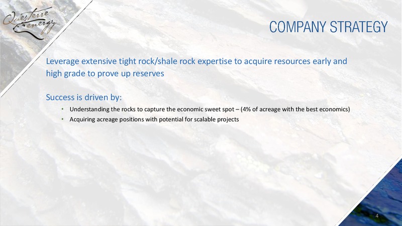 September 2015 Corporate Presentation – Questerre Energy Corp. – slide 4