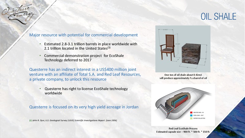 September 2015 Corporate Presentation – Questerre Energy Corp. – slide 17