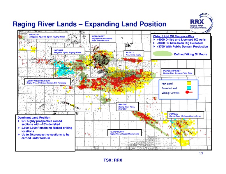 MAY 2015 INVESTOR PRESENTATION – Raging River Exploration Inc. – slide 17