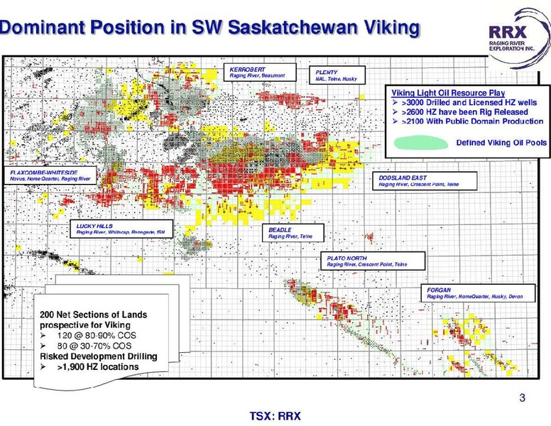 ENERGY GROWTH CONFERENCE – Raging River Exploration Inc. – slide 3