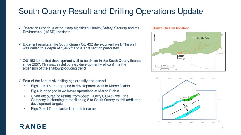 progress update – Range Energy Resources, Inc. – slide 7