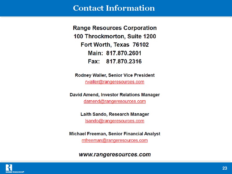 Utica Point Pleasant Play : STRH Utica Shale Mini Conference – Range Resources Corp – slide 22