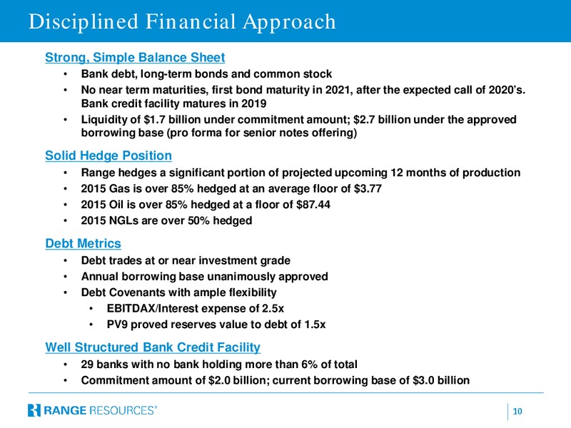 CITI GLOBAL ENERGY & UTILITIES CONFERENCE – Range Resources Corp – slide 9