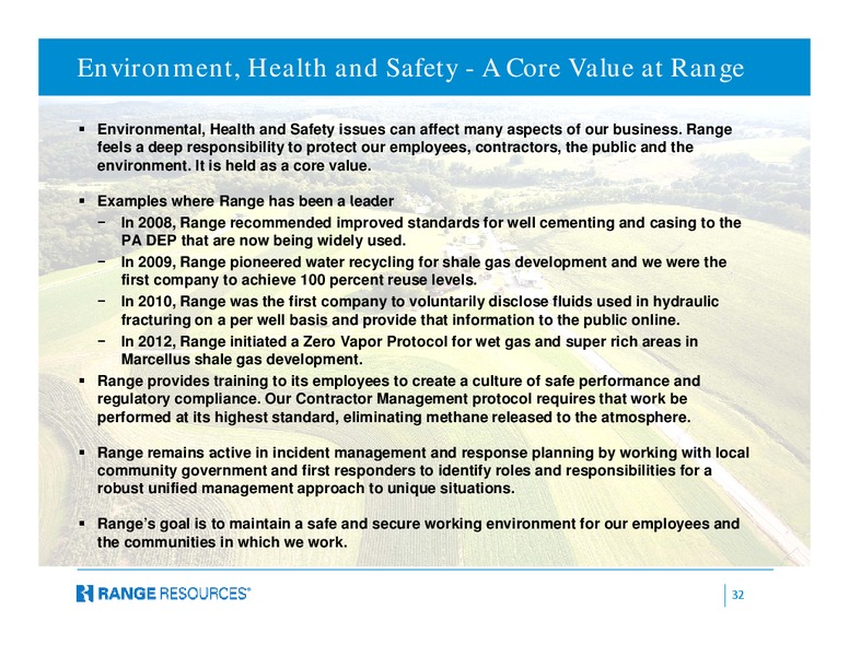 Company Presentation – Range Resources Corp – slide 31