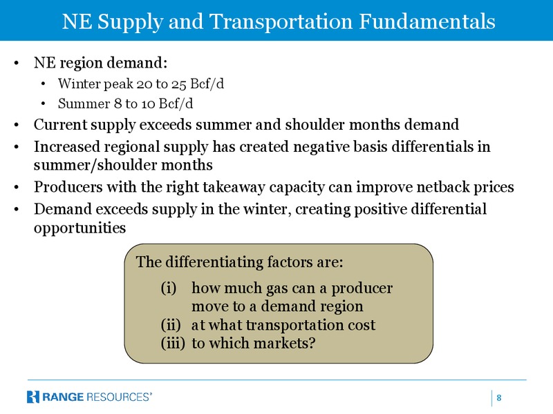 Takeaway Capacity In Appalachia – Range Resources Corp – slide 7