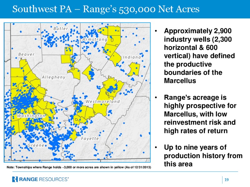 Company Presentation – Range Resources Corp – slide 18