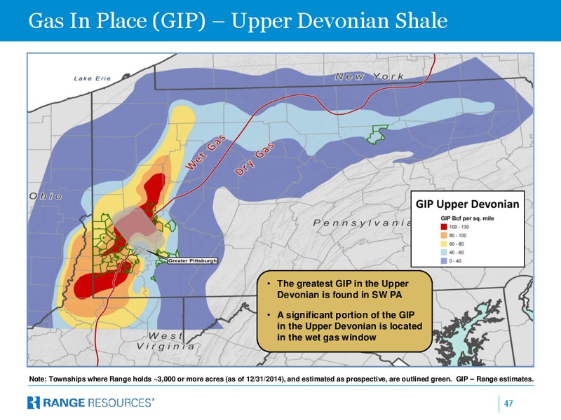 March 2015 COMPANY PRESENTATION – Range Resources Corp – slide 46