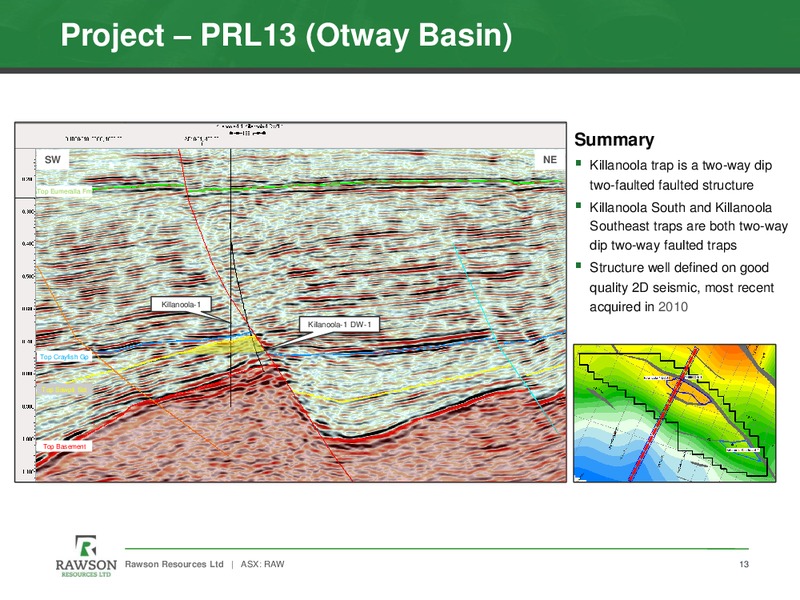 Investor Presentation – Rawson Resources Ltd. – slide 12