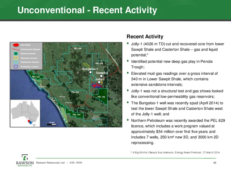 Investor Presentation – Rawson Resources Ltd. – slide 25