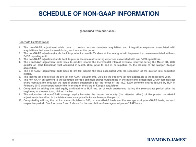 FINANCIAL ANALYST & INVESTOR DAY – Raymond James – slide 95
