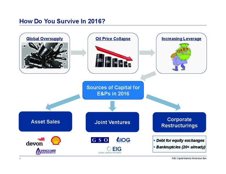 IPAA How Do You Survive In 2016 – RBC Capital Markets – slide 1