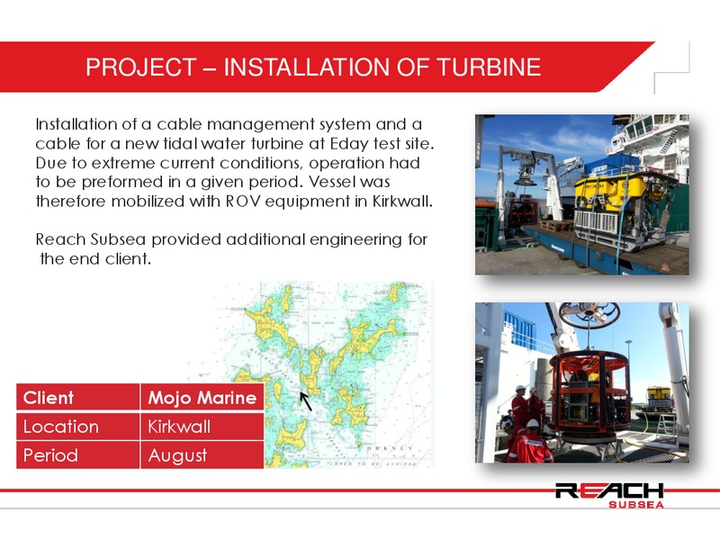 Q3 2013 EARNINGS CALL – Reach Subsea – slide 12