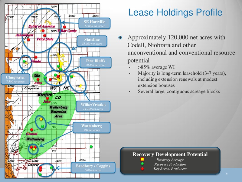 JUNE 2013 CORPORATE PRESENTATION – Recovery Energy, Inc. – slide 5