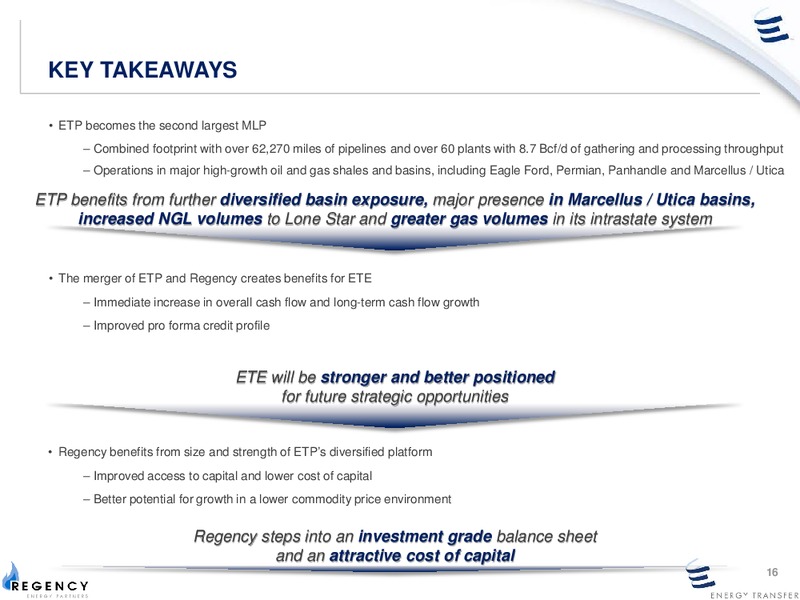 Investor Presentation – Regency Energy Partners Lp – slide 15