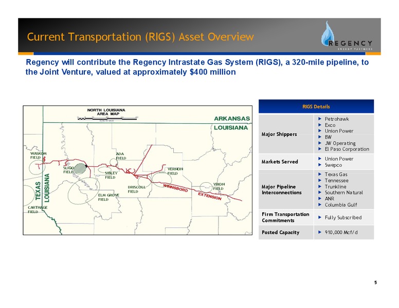 Q4 2009 EARNINGS RELEASE – Regency Energy Partners Lp – slide 5