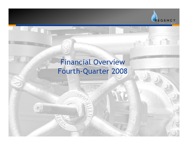 Q4 2009 EARNINGS RELEASE – Regency Energy Partners Lp – slide 17