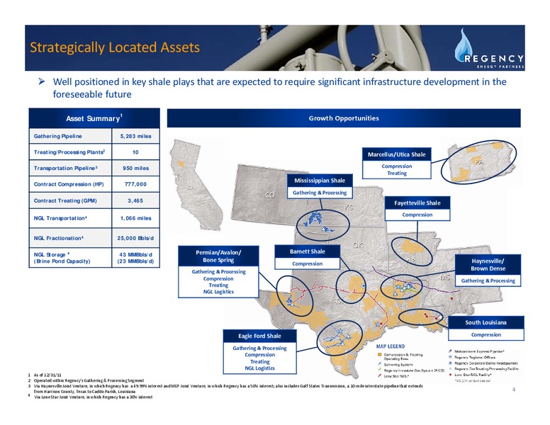 MORGAN STANLEY CORPORATE ACCESS EVENT – Regency Energy Partners Lp – slide 3