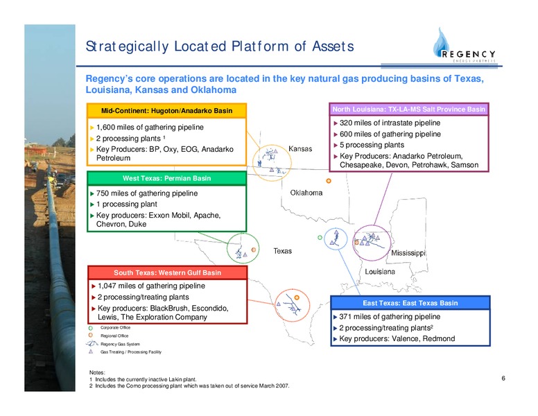 MARCH 2007 INVESTOR CONFERENCE – Regency Energy Partners Lp – slide 6