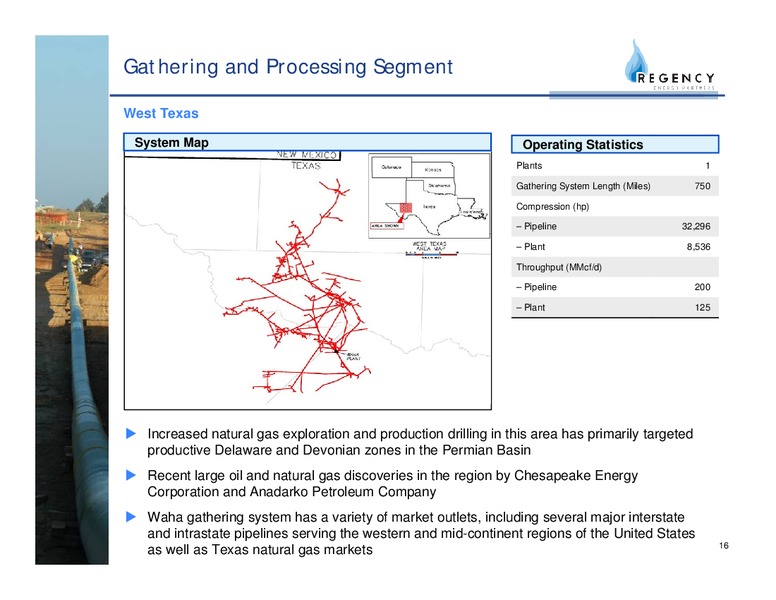 MARCH 2007 INVESTOR CONFERENCE – Regency Energy Partners Lp – slide 16