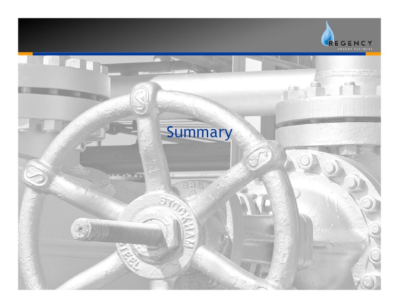 FIXED INCOME ENERGY & PIPELINE CONFERENCE – Regency Energy Partners Lp – slide 25