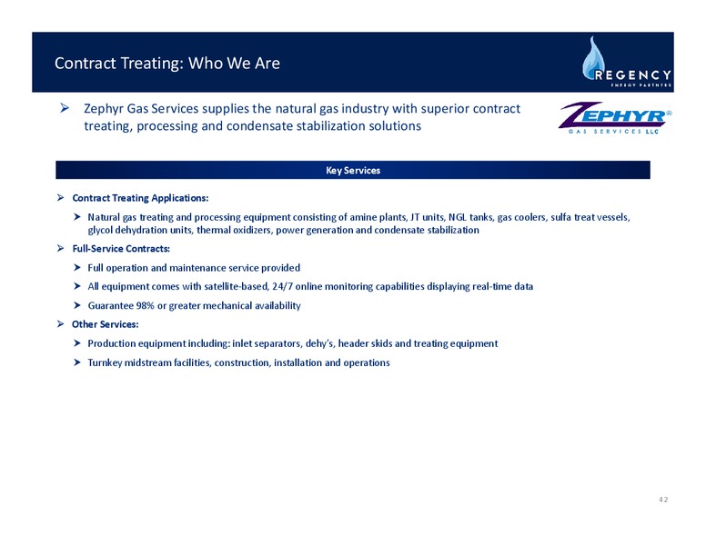 MARCH 2012 INVESTOR DAY – Regency Energy Partners Lp – slide 41